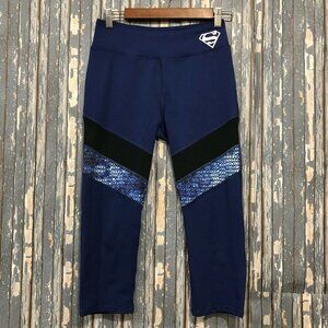 HER UNIVERSE SUPERMAN Knee Length Womens Leggings Size Large